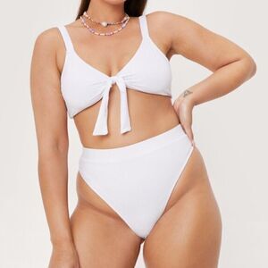 NASTY GAL - Recycled Knot Your Beach Plus Size Bikini Set